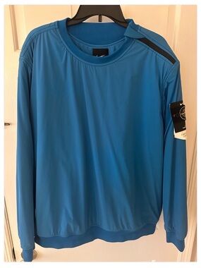Stone Island x Nike Golf Blue Rare Long Sleeve Crew
